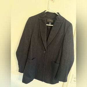 Max Fowles 100% wool and silk black coat size 4